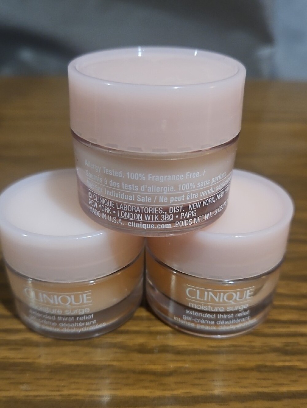 Clinique Moisture Surge Travel Jars — Pale Pink - Picture 2 of 2